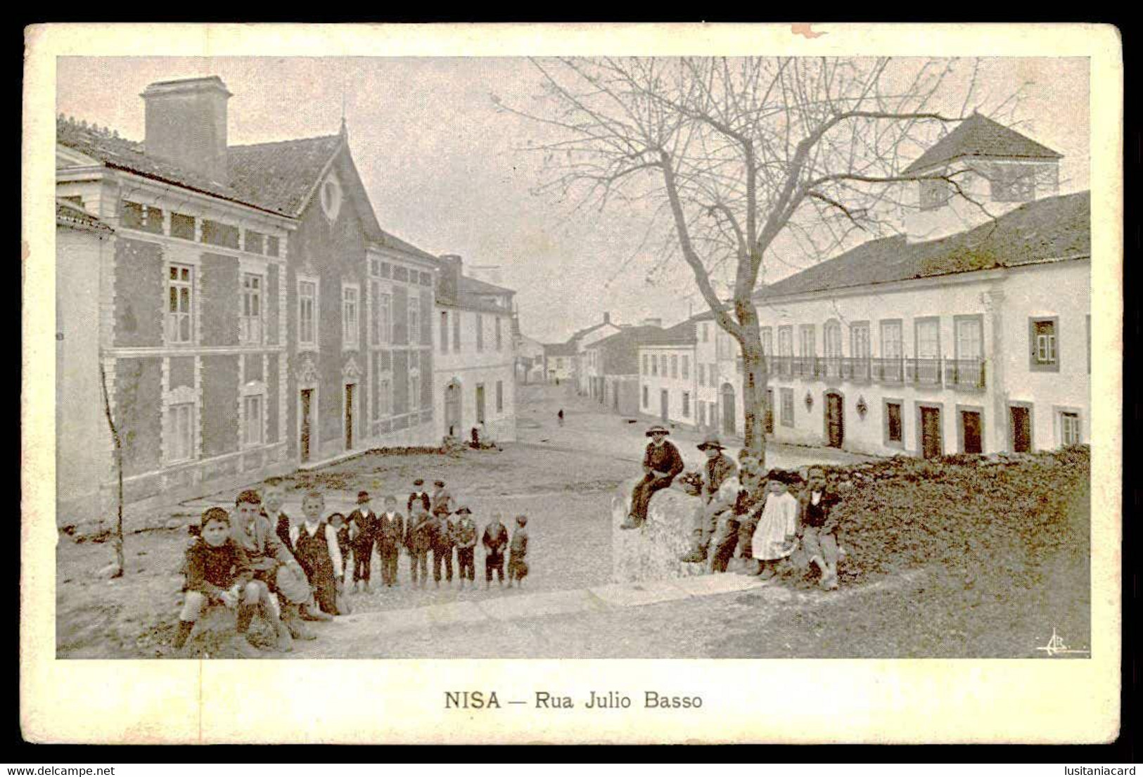 NISA - Rua Julio Basso. ( Ed. Camara Municipal De Nisa) Carte Postale - Portalegre