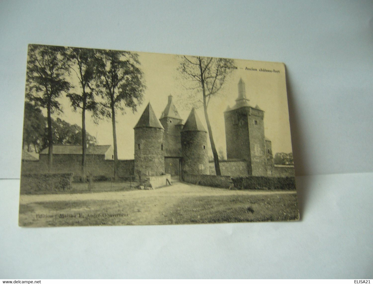 SOMBREFFE   BELGIUM BELGIQUE NAMUR ANCIEN CHATEAU FORT CPA - Sombreffe