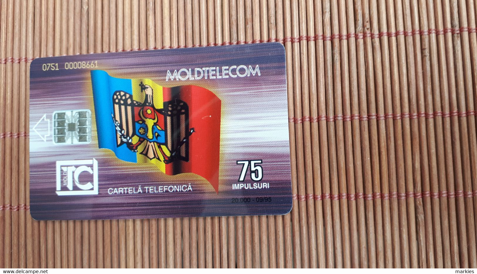 Phonecard Moldavia  Only 20.000 Ex Made UsedRare - Moldawien (Moldau)