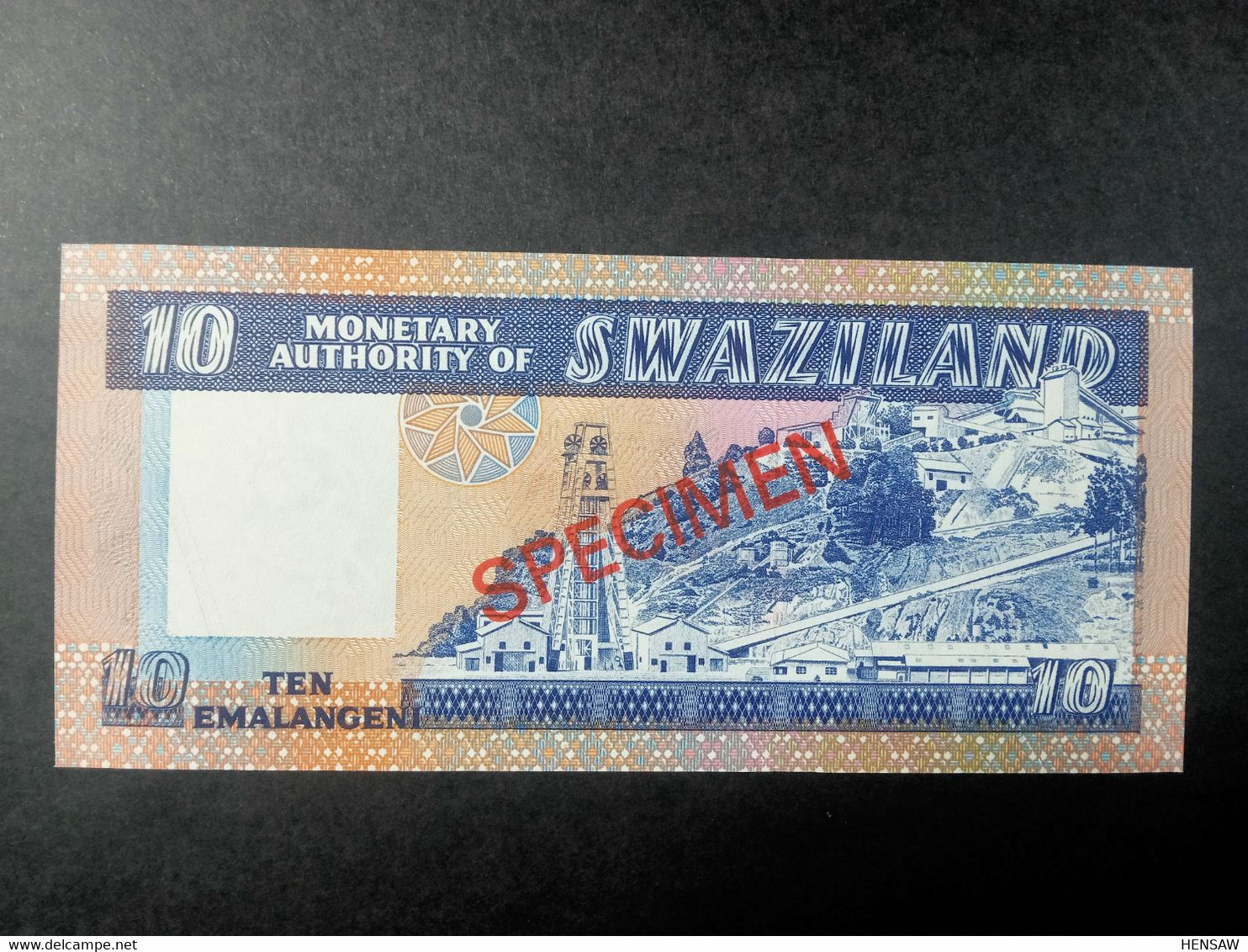 ESWATINI SWAZILAND P 4 1974 10 EMALANGENI UNC SC NUEVO SPECIMEN - Swasiland