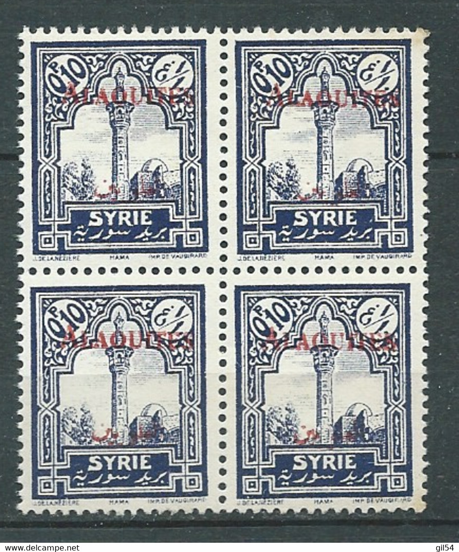 Alaouite - Yvert N°  22  **   Bloc De 4     - Ava 32731 - Unused Stamps