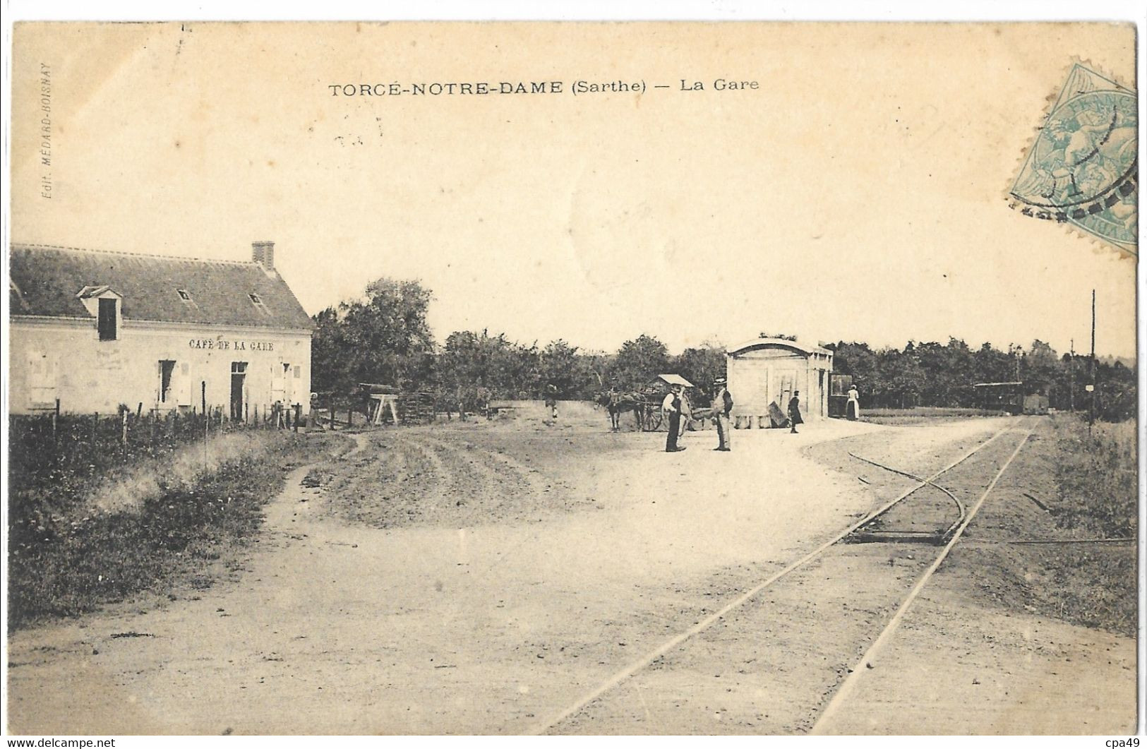 72   TORCE - NOTRE - DAME   LA  GARE - Autres & Non Classés