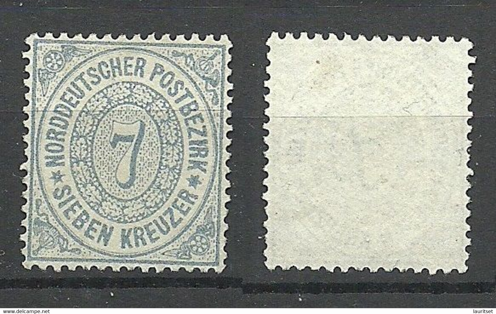 Norddeutscher Postbezirk 1862 Michel 22 (*) Ohne Gummi/mint No Gum - Neufs