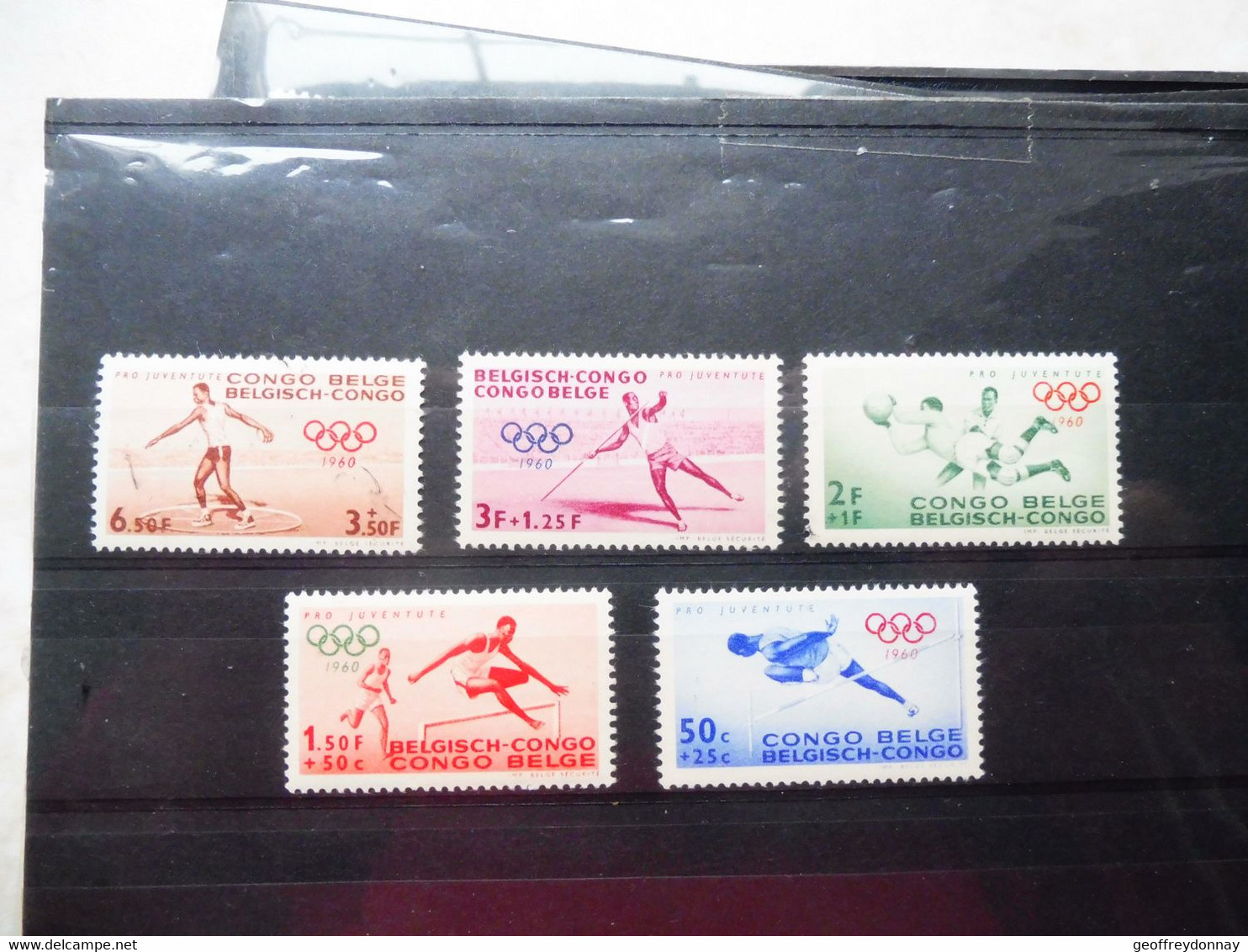 Congo Belge Belgisch Congo 367/371 Mnh Neuf **  J.o. Rome - Unused Stamps