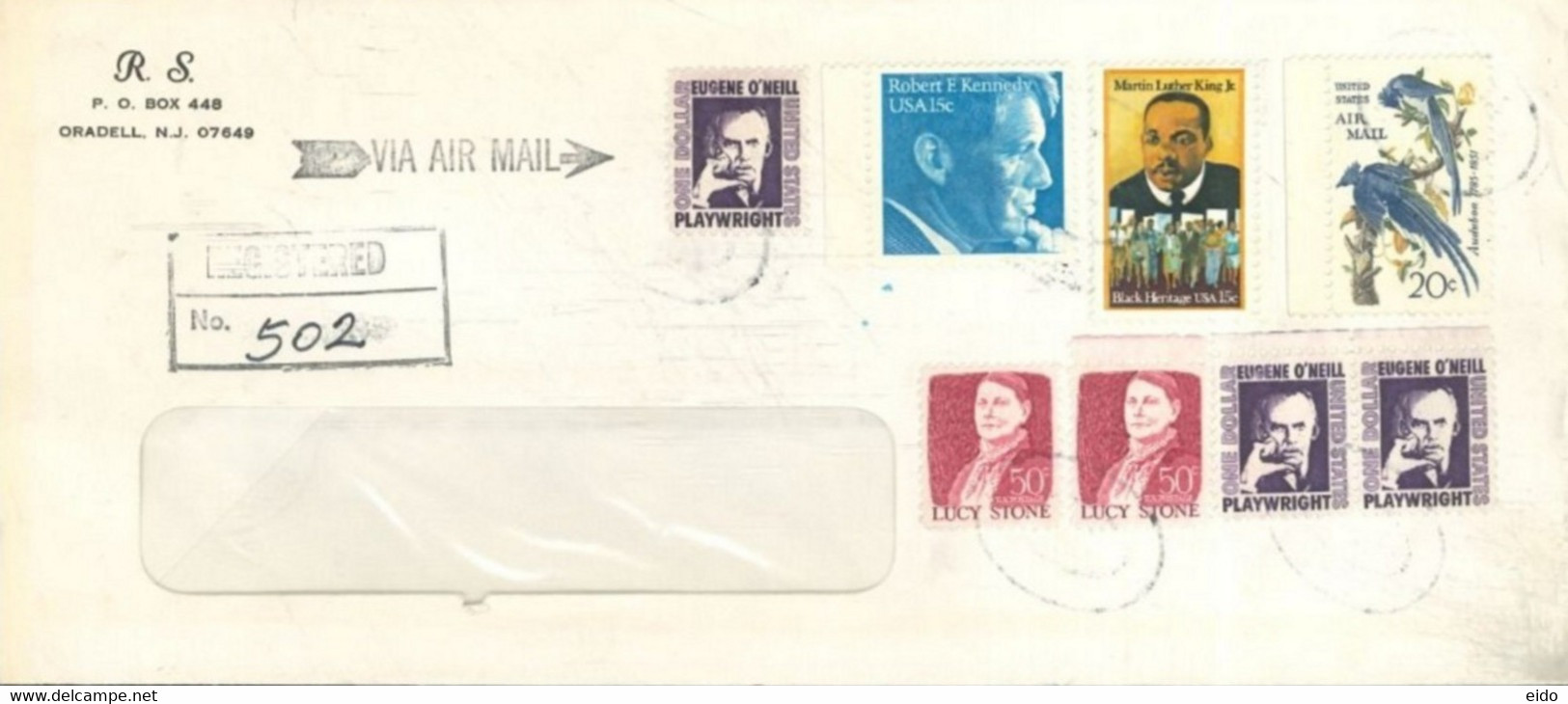 UNITED STATES - 1979 - REGISTERED STAMPS COVER. - 1961-80