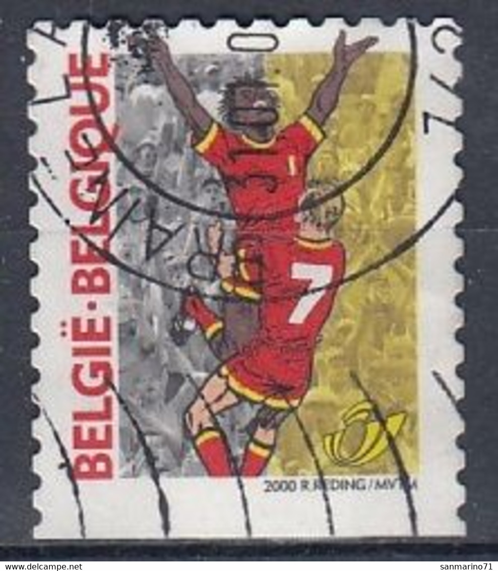 BELGIUM 2945,used,football - Used Stamps