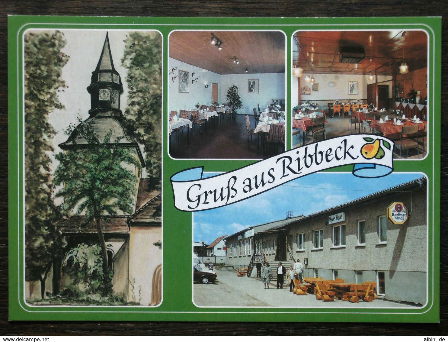 AK Gruß Aus RIBBECK - Zehdenick - Fontane-Gaststätte - Ca. 1990 - Zehdenick