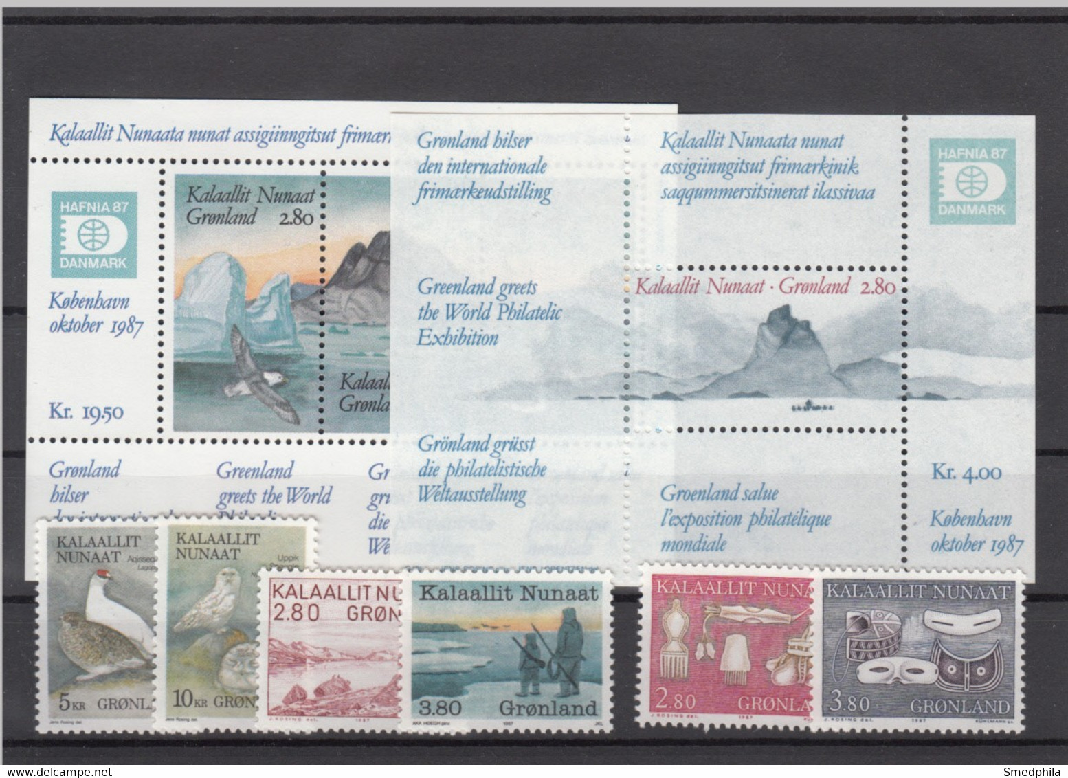 Greenland 1987 - Full Year MNH ** - Années Complètes