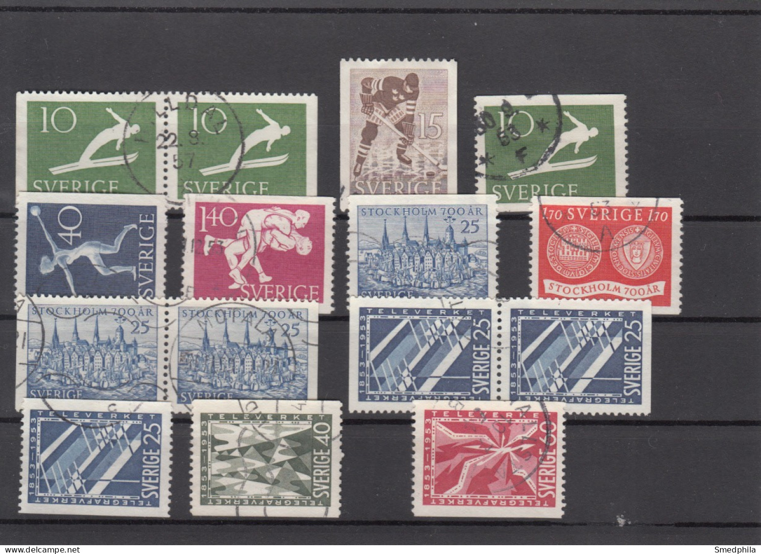 Sweden 1953 - Full Year Used - Annate Complete