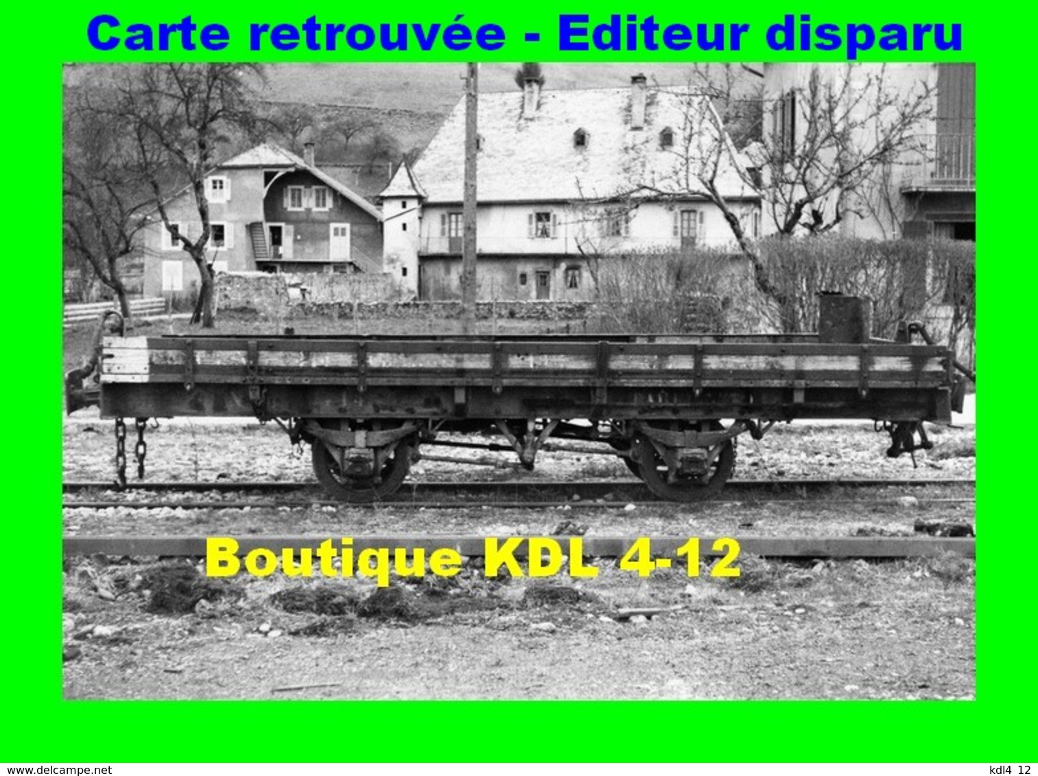 BVA 646-07 - Wagon Plat N° 2414 En Gare - BONNE - Haute Savoie - CEN - Bonne