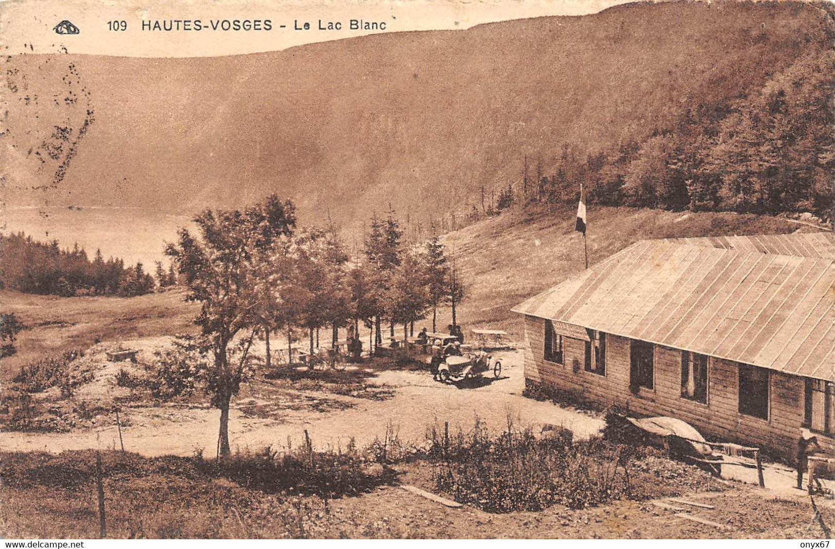 WEISSER SEE-LAC BLANC-68-Haut-Rhin-Urbeis-Orbey-Vogesen Massif Vosges-Ferme Auberge-Refuge ? Cachet Octogonal Stosswihr - Orbey