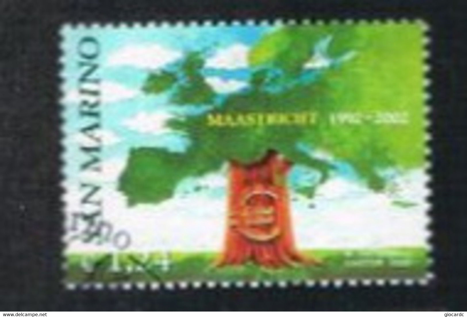 SAN MARINO - UN 1872   -  2002 TRATTATO DI MAASTRICHT    - USED° - Used Stamps