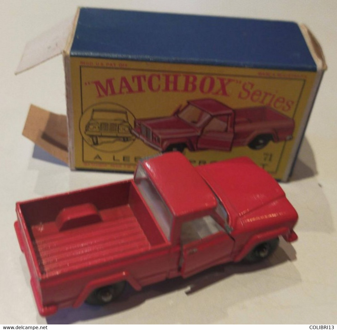 Matchbox red pickup truck deals