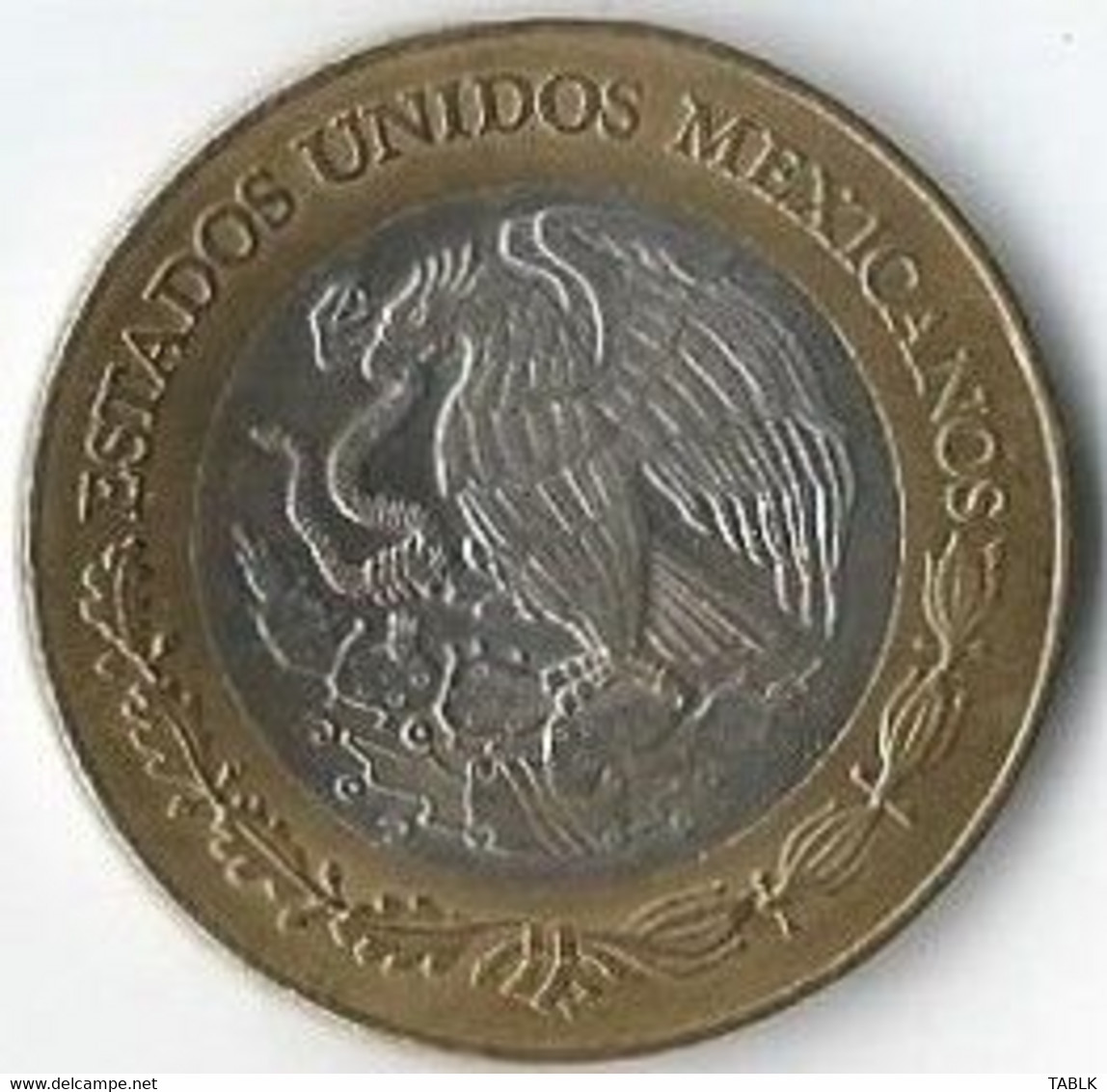 MM496 - MEXICO - 20 NUEVO PESOS 1993 - HIDALGO - BIMETAL SILVER - Mexique