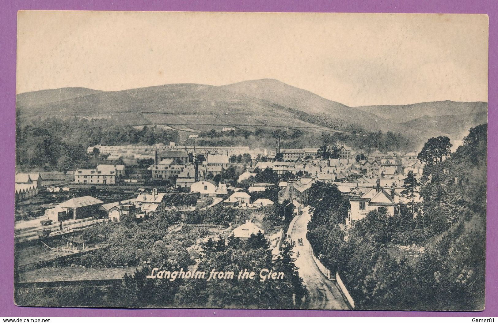 Langholm From The Glen - Dumfriesshire