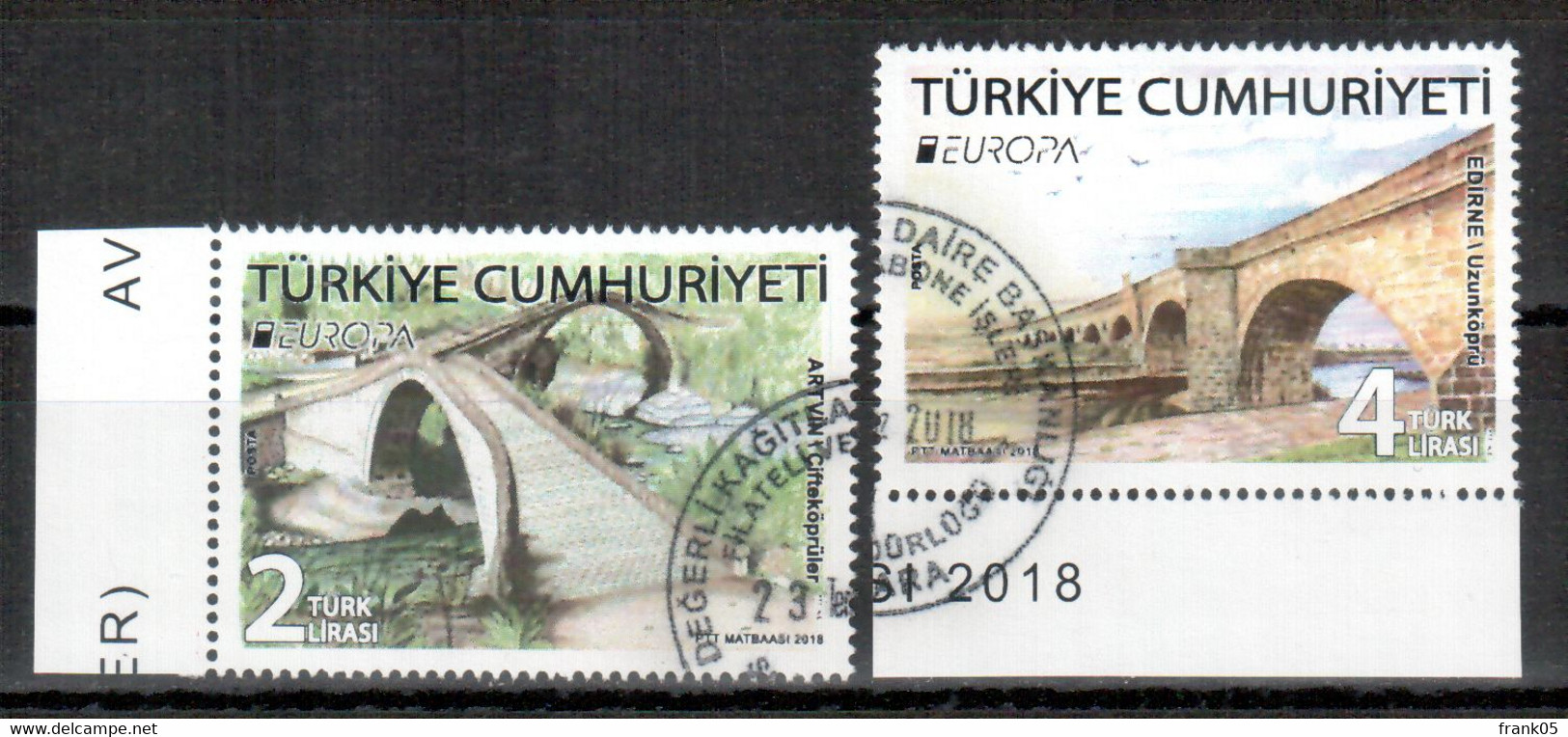 Türkei / Turkey / Turquie 2018 Satz/set EUROPA Gestempelt/used - 2018