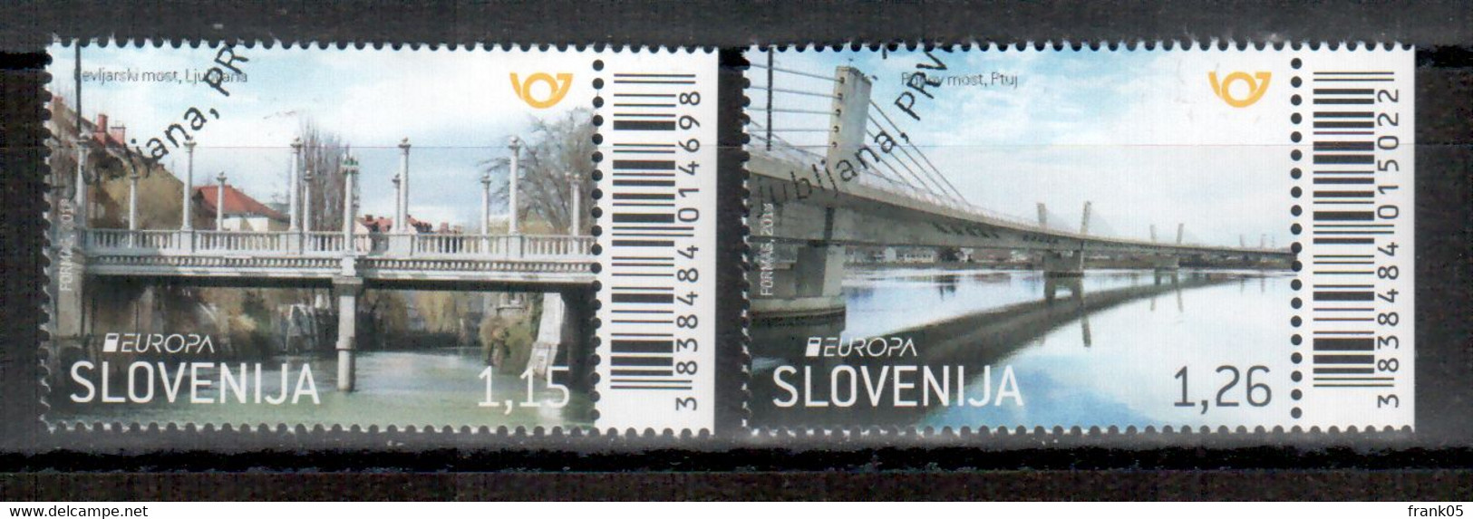 Slowenien / Slovenia / Slovenie 2018 Satz/set EUROPA Gestempelt/used - 2018