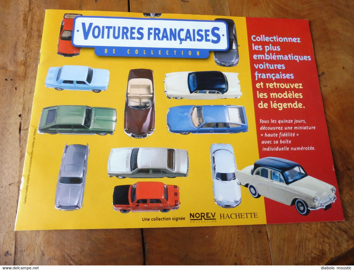 Catalogue Voitures Françaises Modèle Réduit 1/43e   NOREV  (état Superbe) - Norev