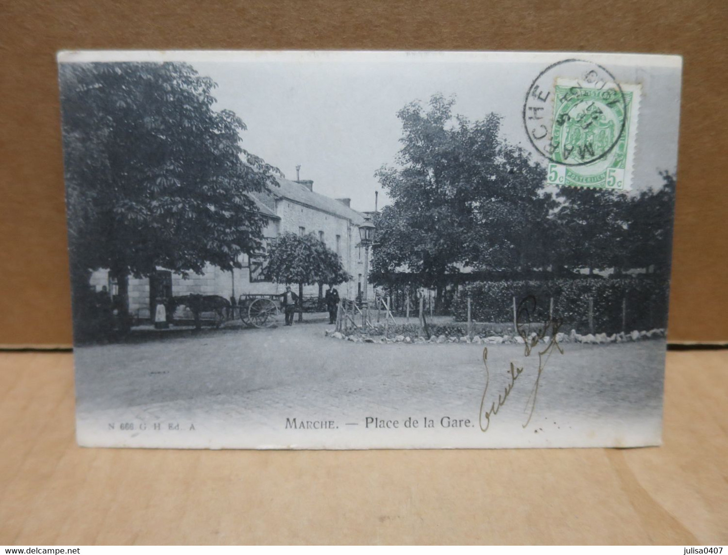 MARCHE (Belgique) Place De La Gare - Marche-en-Famenne