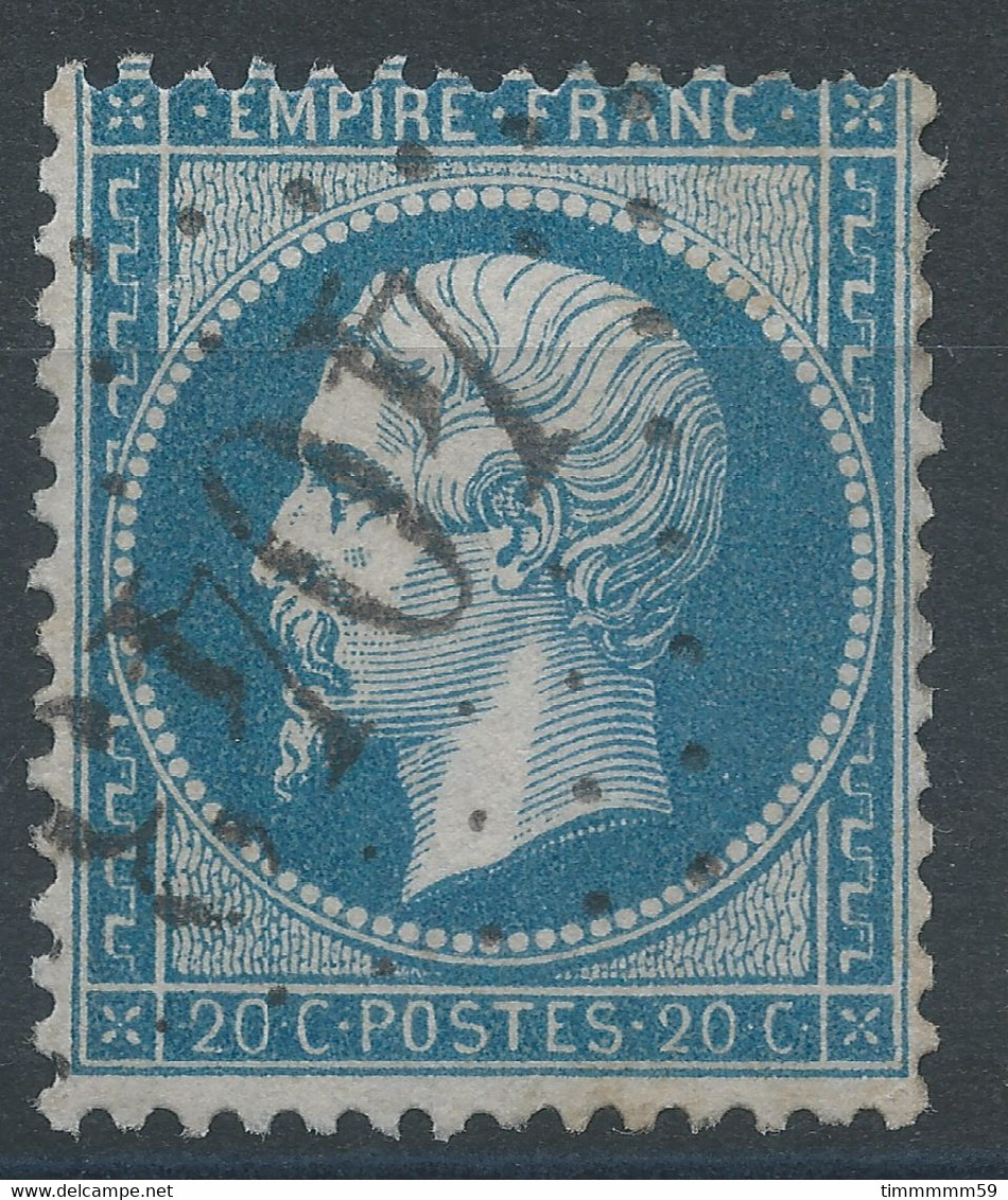 Lot N°71209   N°22, Oblitéré GC 4043 Tullins, Isère (37), Indice 4 - 1862 Napoleon III