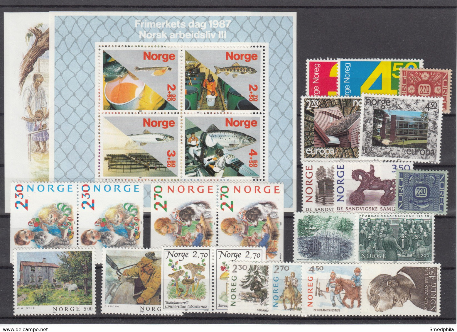 Norway 1987 - Full Year MNH ** - Años Completos