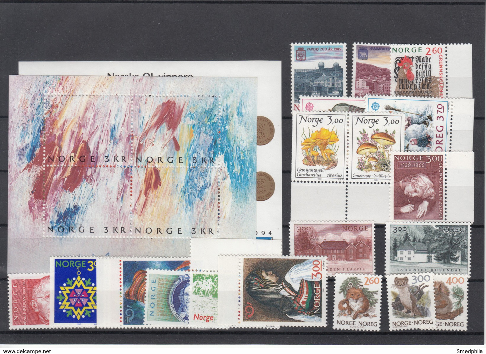 Norway 1989 - Full Year MNH ** - Volledig Jaar