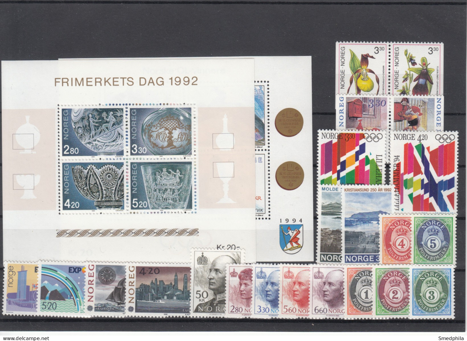 Norway 1992 - Full Year MNH ** - Años Completos