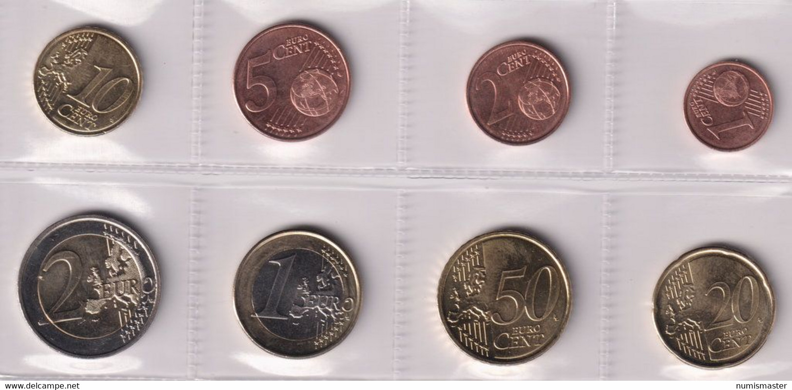 2023 CROATIA EURO SET ALL 8 COIN UNC - Croazia