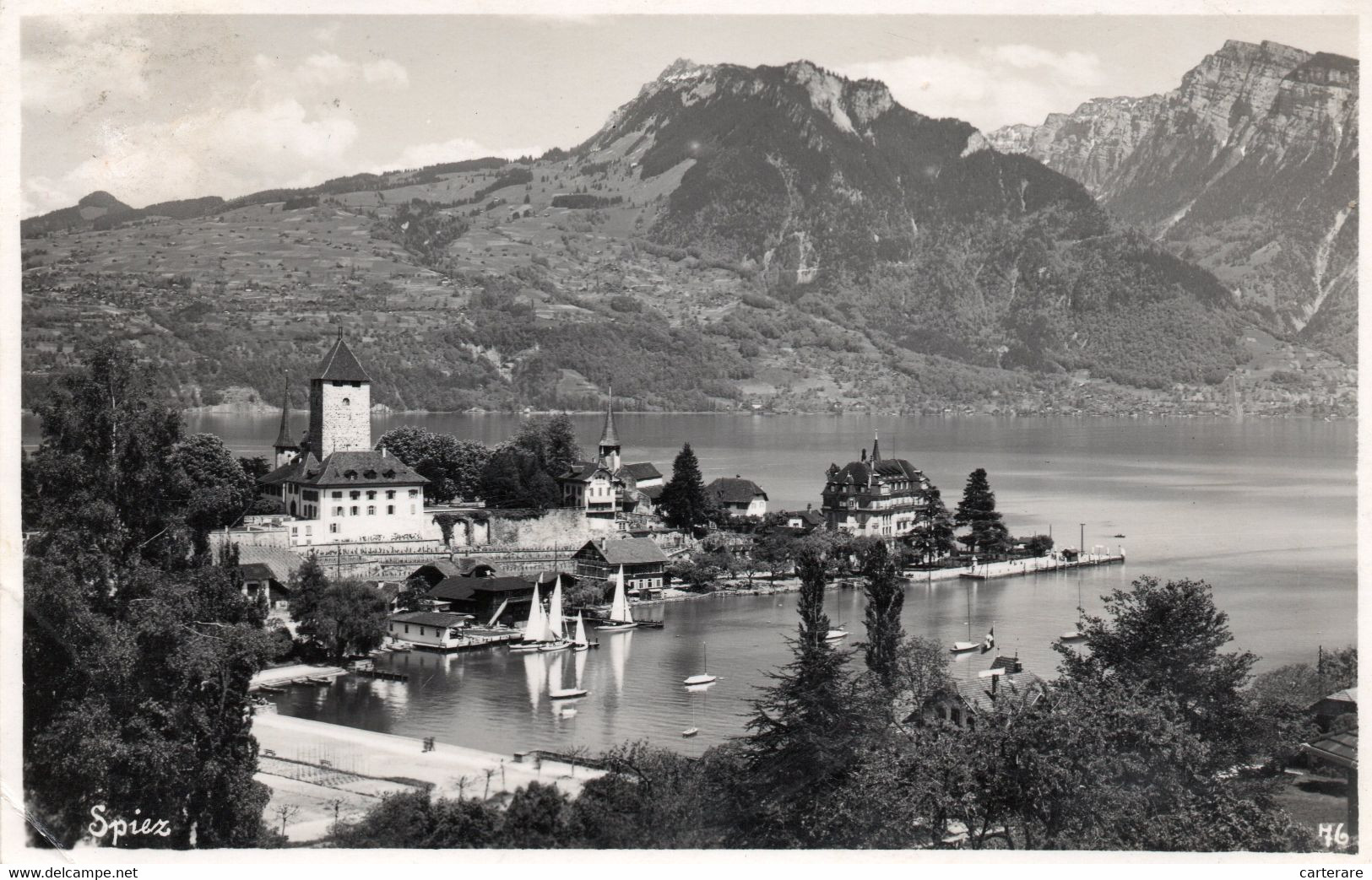 SUISSE,SWITZERLAND,SVIZZERA,SCHWEIZ,HELVETIA,SWISS,BERNE,SPIEZ,1947 - Bern