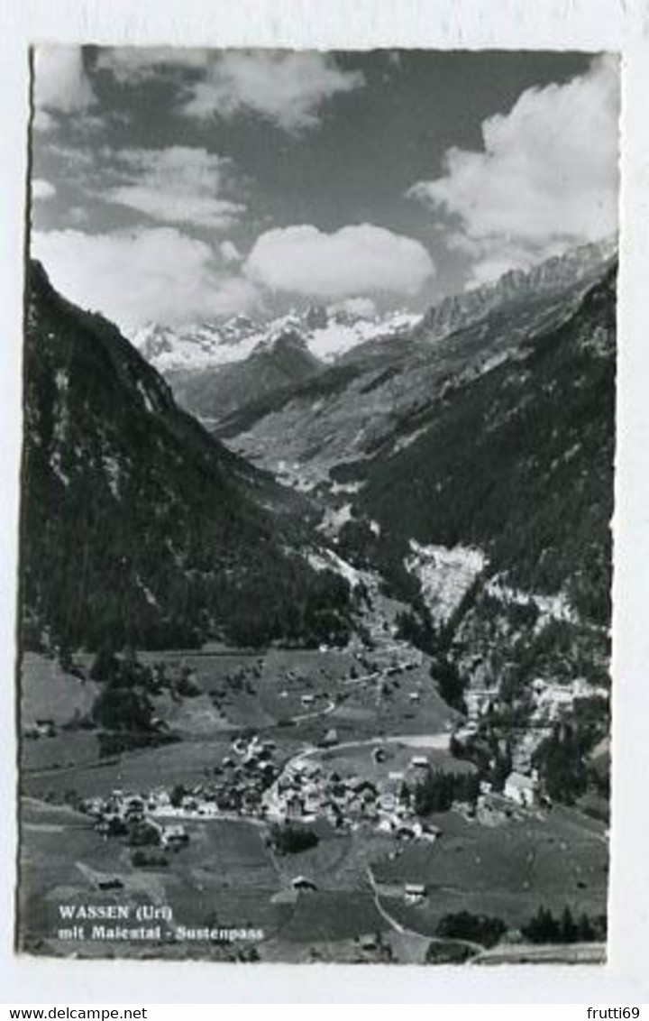 AK 097387 SWITZERLAND - Wassen Mit Maiental - Sustenpass - Wassen