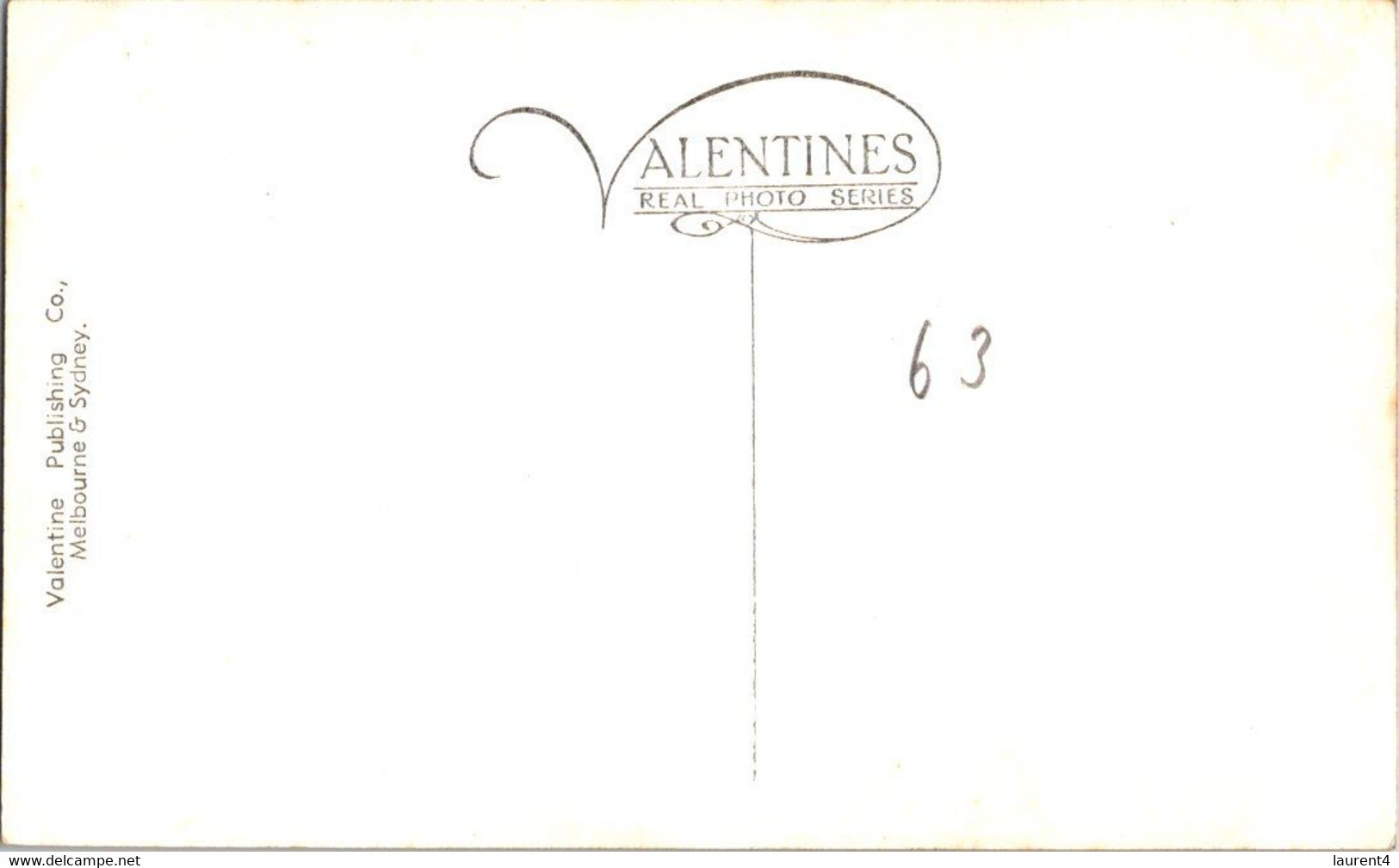 (4 M 26 A) VERY OLD - B/w  - Australia - Valentine Series Nº1021 - VIC - The Pinaccle Grampians - Grampians