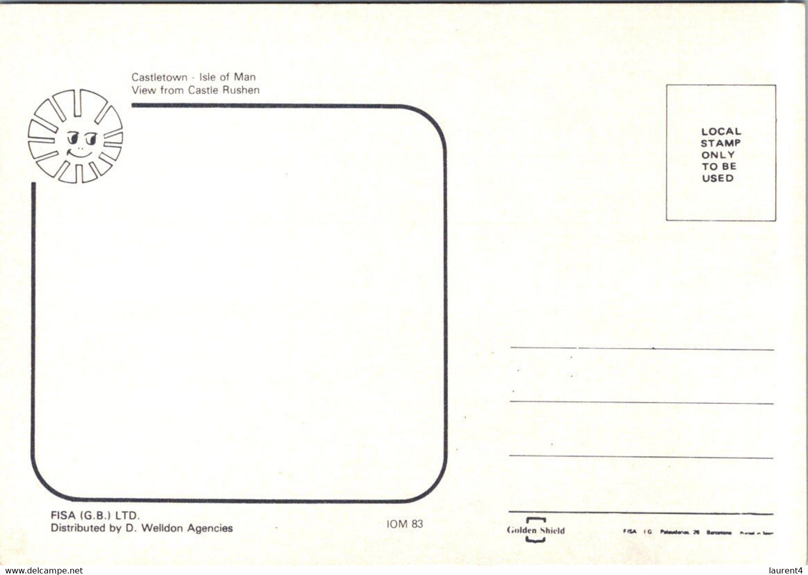 (4 M 28) Isle Of Man - Casteltown - Isle Of Man