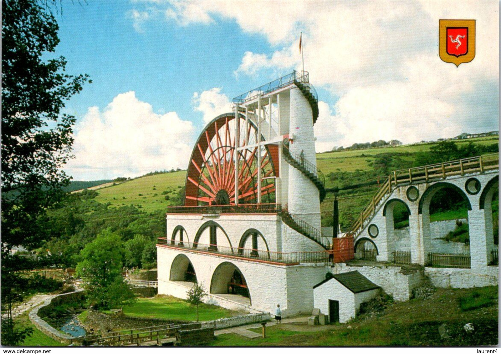 (4 M 28) Isle Of Man - Posted - Famous Laxey Whell Lady Isabella - Isle Of Man