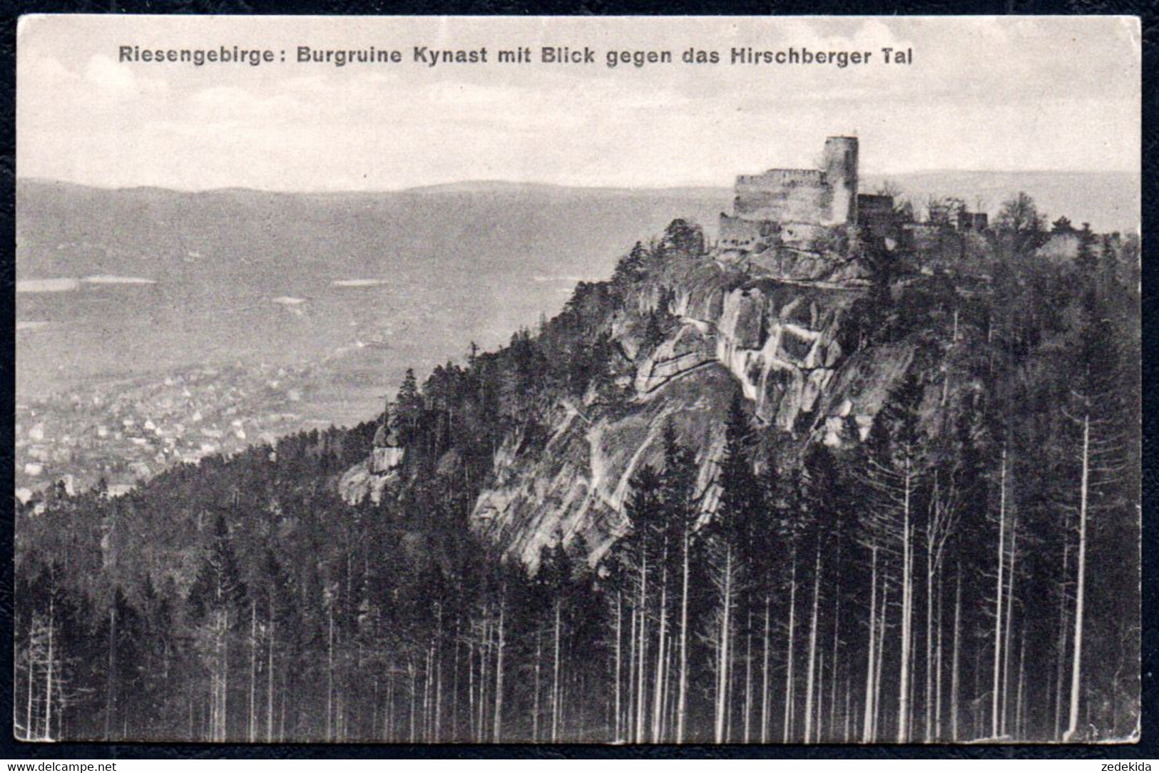 9987 - Riesengebirge Burgruine Kynast Hirschberg - Verlag: Höckendorf & Co - Schlesien