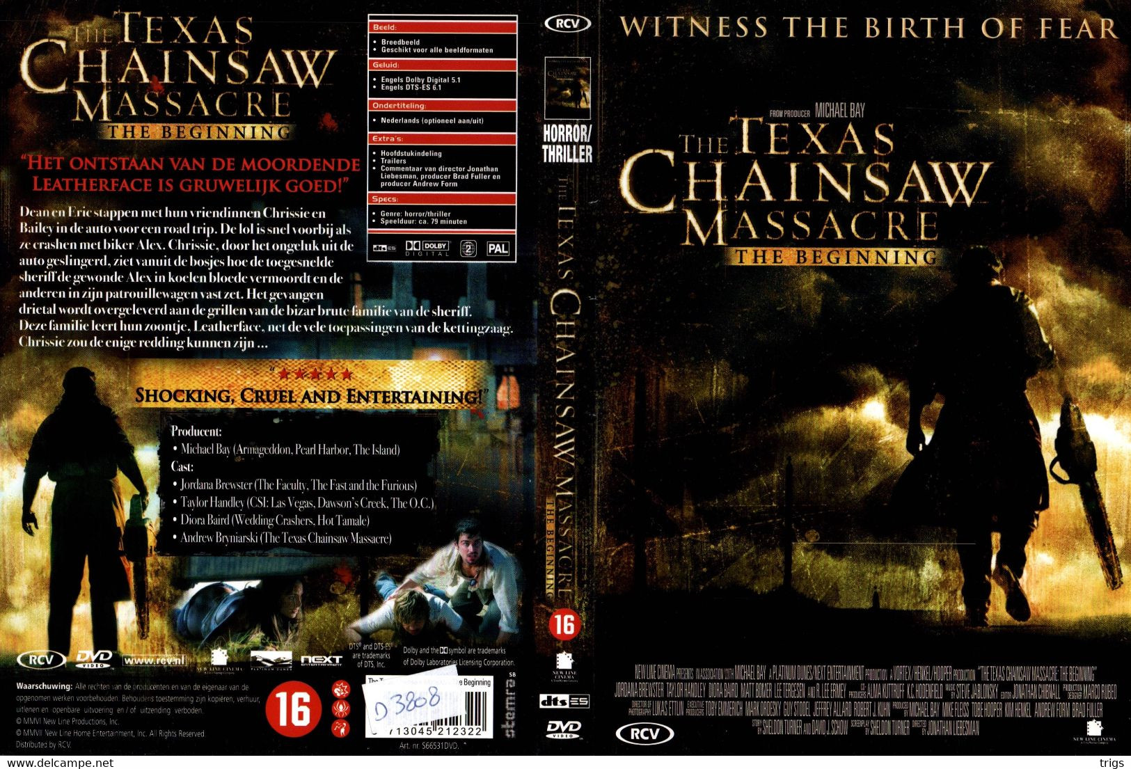 DVD - The Texas Chainsaw Massacre: The Beginning - Horreur