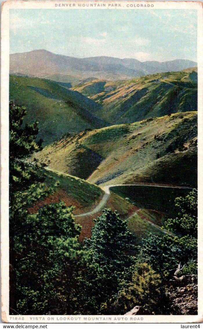 (4 M 29) (VERY OLD) USA - Denver Mountain Auto Road - Denver