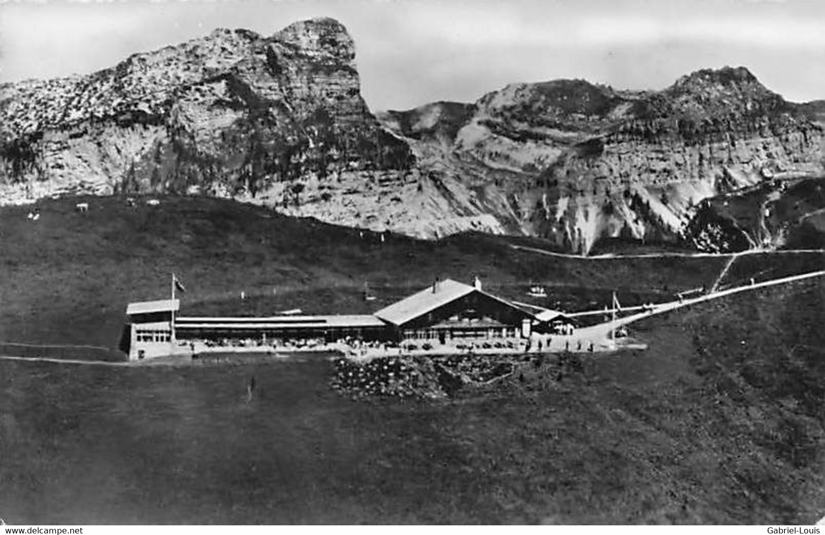 Hotel Berghaus Niederhorn Mit Sigriswilerrothorn Cachet: Berghaus Rud. Homberger - Sigriswil