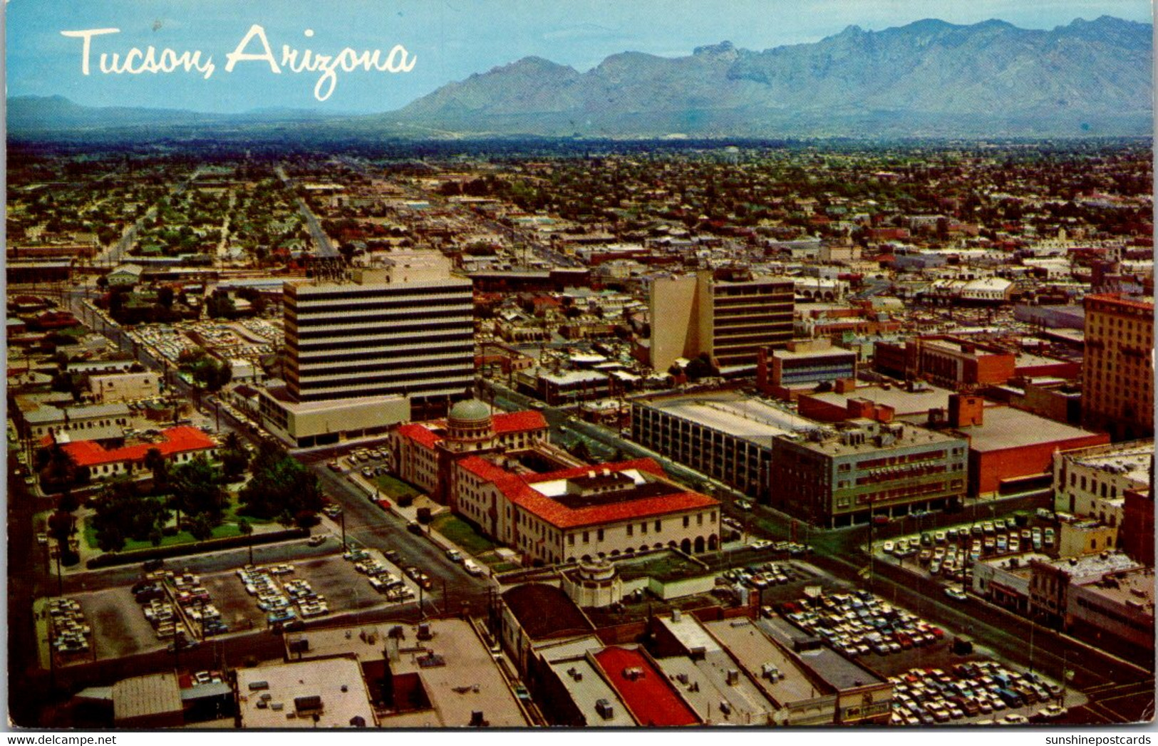 Arizona Tucson Aerial View Of Downtown - Tucson