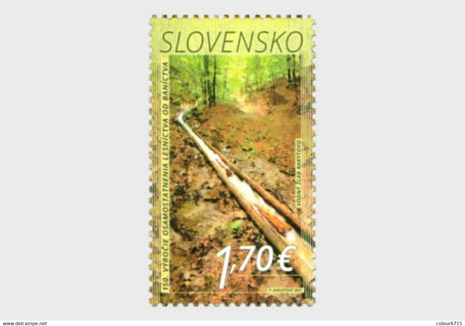 Slovakia 2021 150th Anniversary Of Forestry's Independence From Mining Stamp 1v MNH - Unused Stamps