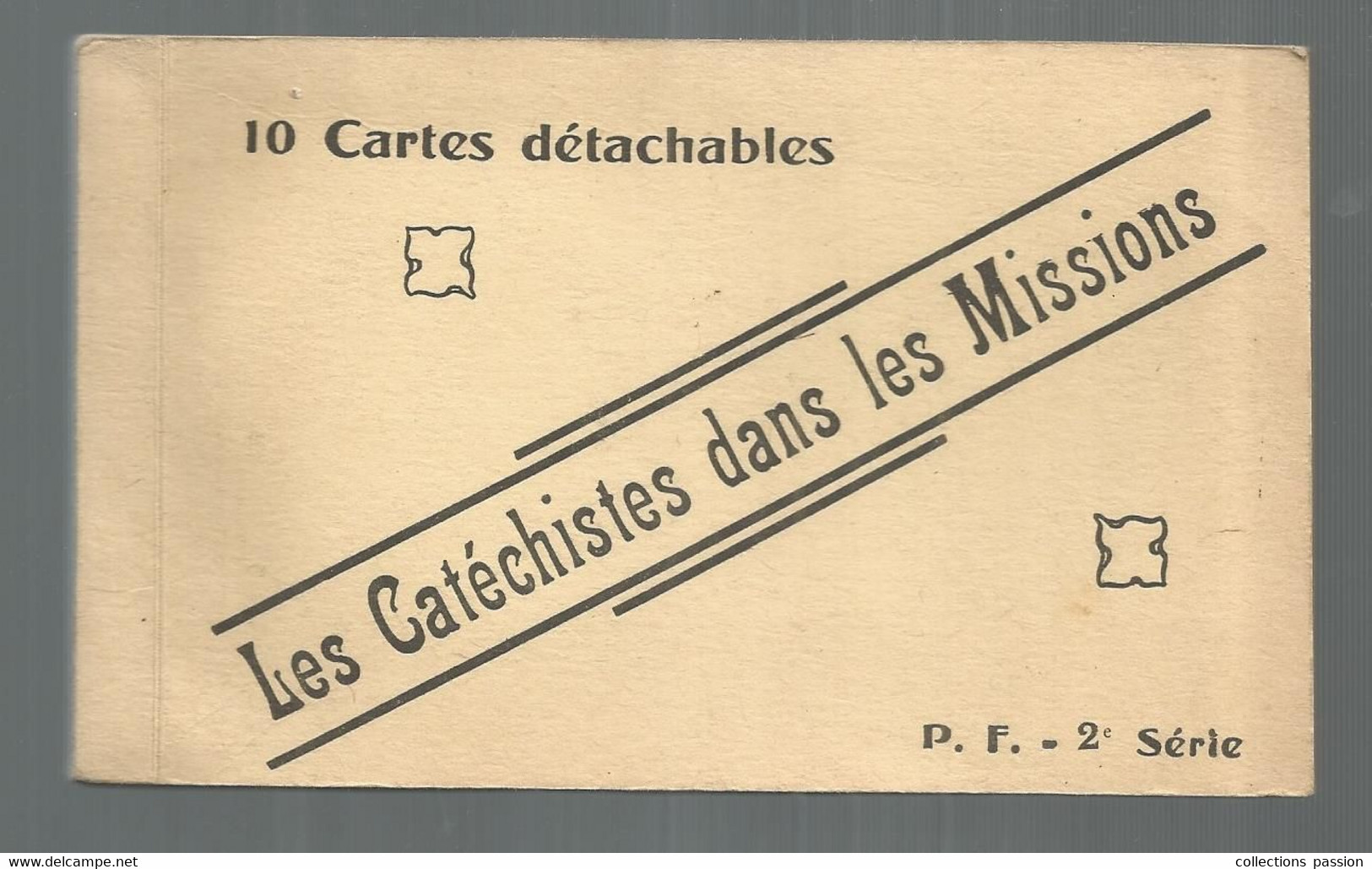 Cp, AFRIQUE,  Religion,  LES CATECHISTES DANS LES MISSIONS,  CARNET DE 10 CARTES POSTALES - Ohne Zuordnung