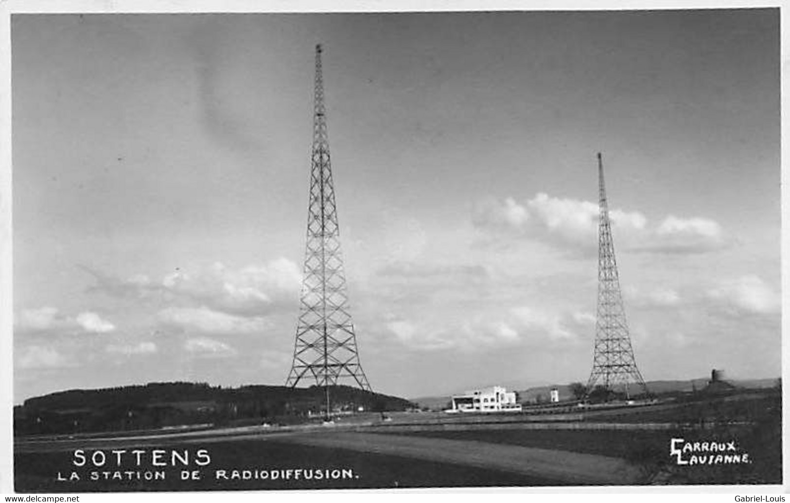 Sottens La Station De Radiodiffusion Radio 1934 - Sottens