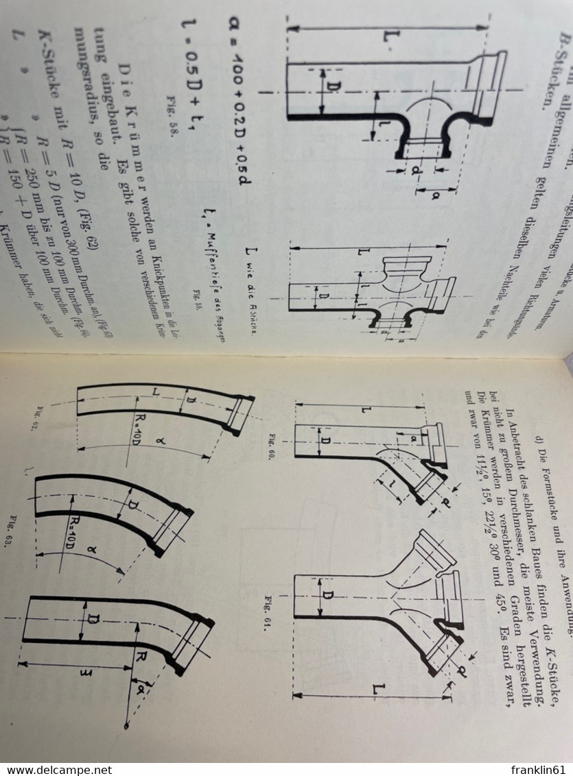 Das Rohrnetz städt. Wasserwerke : Dessen Berechnung, Bau und Betrieb.