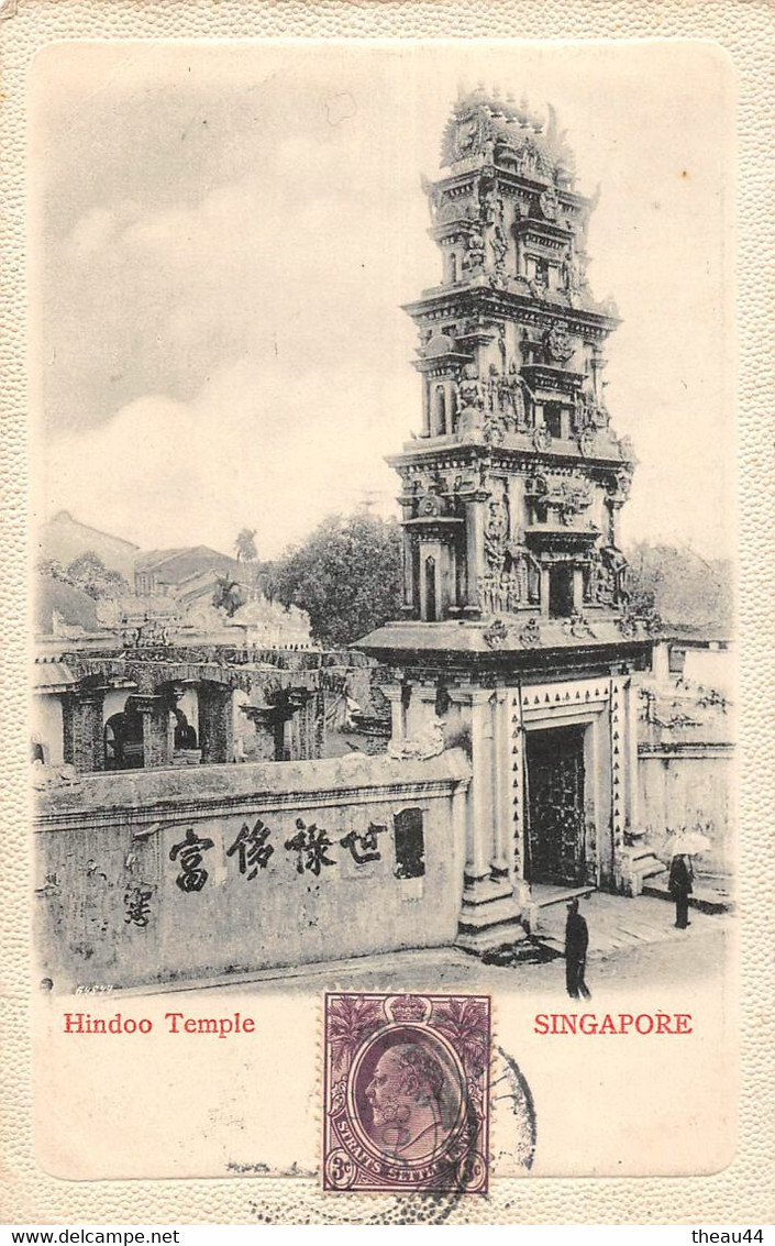 ¤¤  -  CHINE  -  SINGAPOUR  -   Hindoo Temple     -  ¤¤ - Singapour