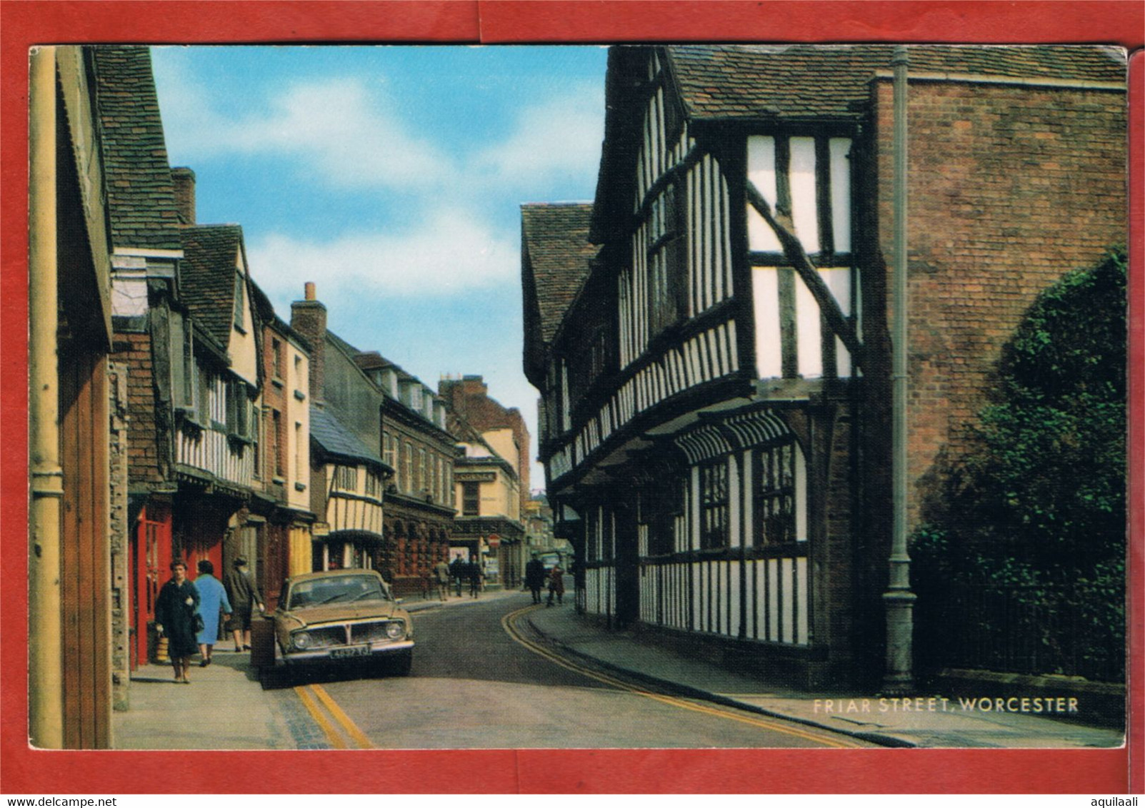 Worcester, England. A View Of  "Friar Street". - Worcester