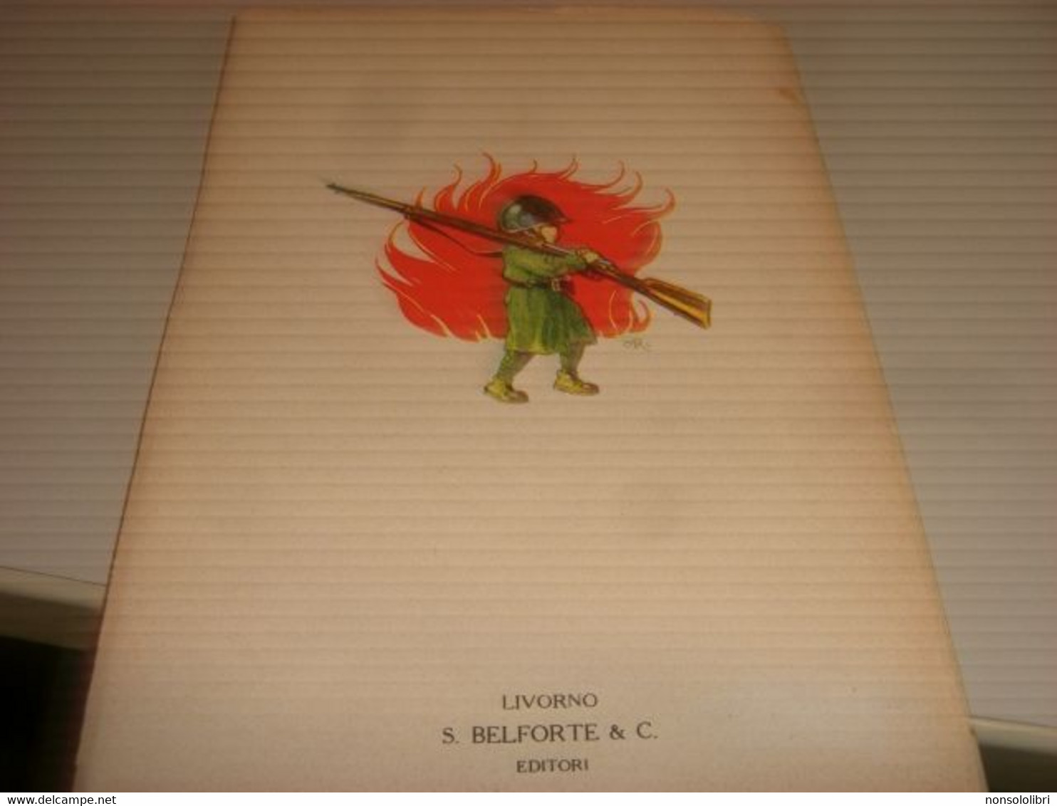 LIBRO IL NANO IN GRIGIOVERDE -DUCHESSA DI SANTA ELISABETTA --BELFORTE EDITORE -ILL.DI CRI(CARLO ROMANELLI) - Guerre 1914-18