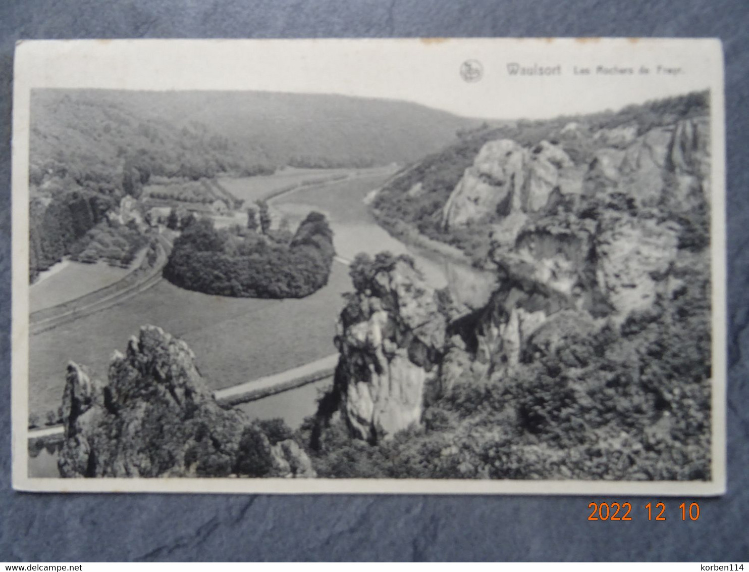 WAULSORT  LES ROCHERS DE  FREYR  KAART UIT 1950 - Hastière