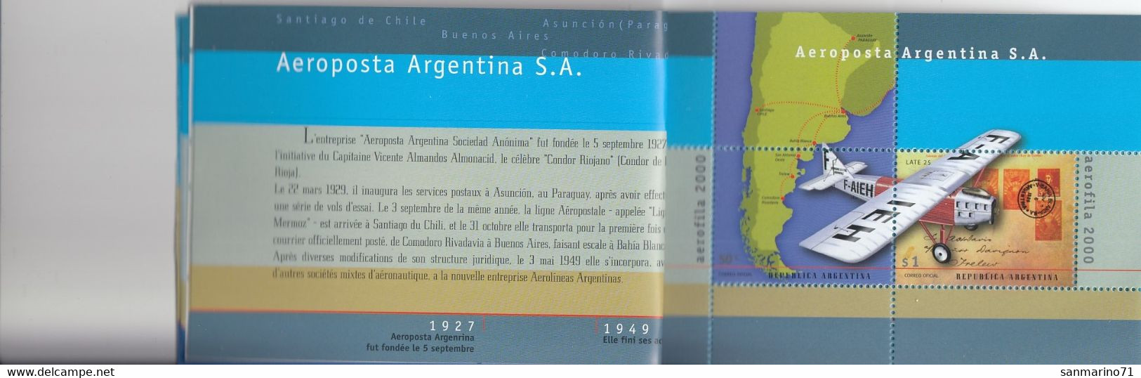 ARGENTINA 2582-2587,unused,carnet - Markenheftchen