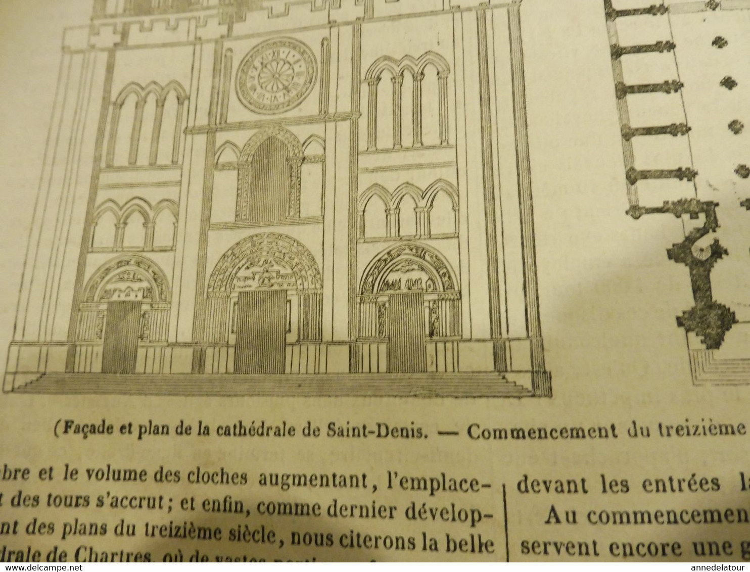 1839 CADIZ  (Andalousie, Espagne) ; Cathédrales (Notre-Dame-de-Paris , Reims, Saint-Denis, Caen, Etc)