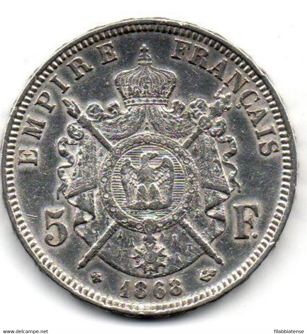 1868 - Francia 5 Francs       ---- - 5 Francs