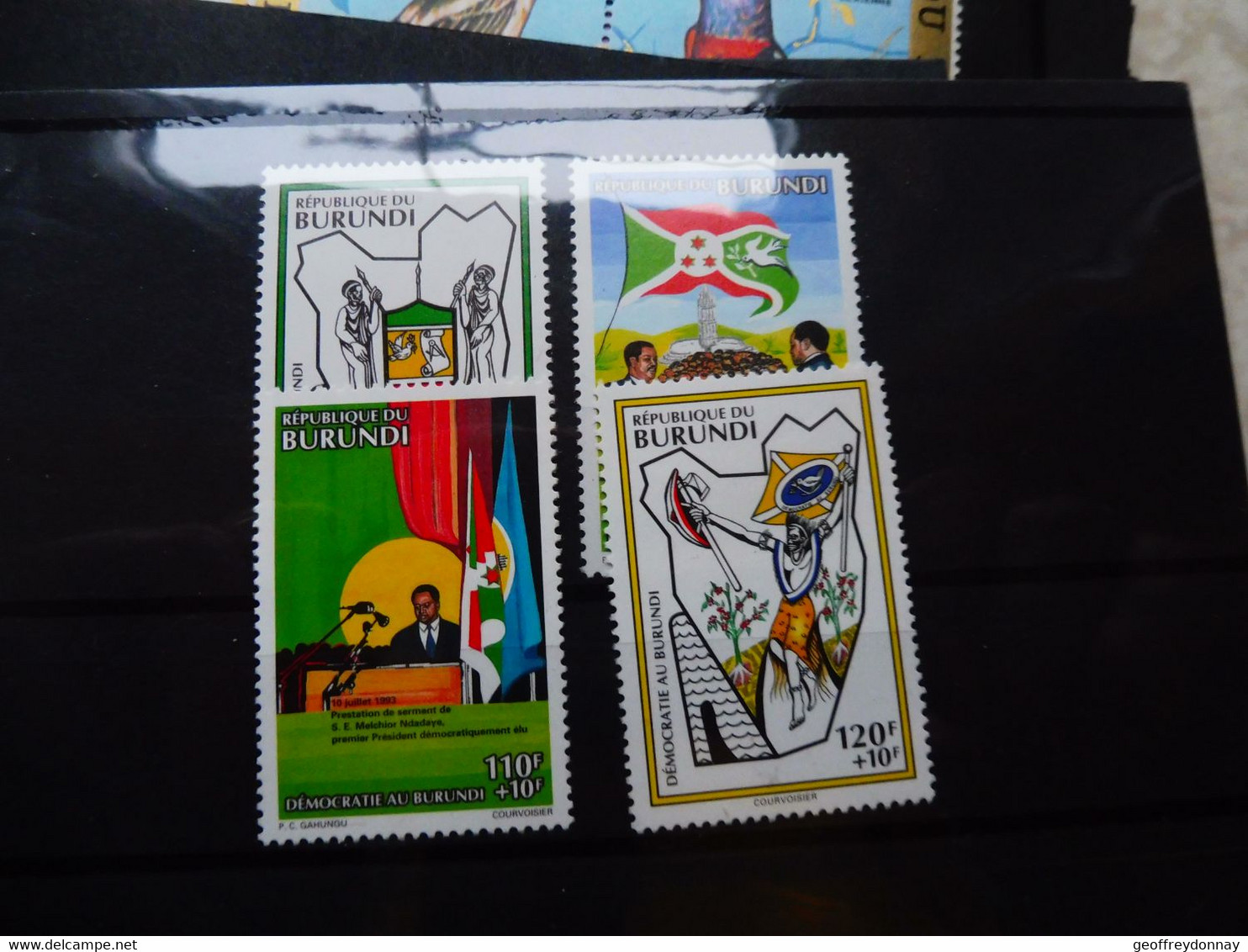 Burundi 1050/1053 Mnh Neuf ** ( 1994 ) Democratie - Unused Stamps